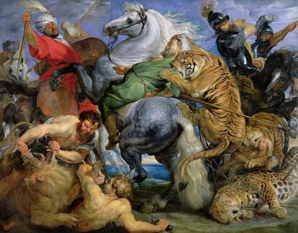 La caza del tigre, de Rubens